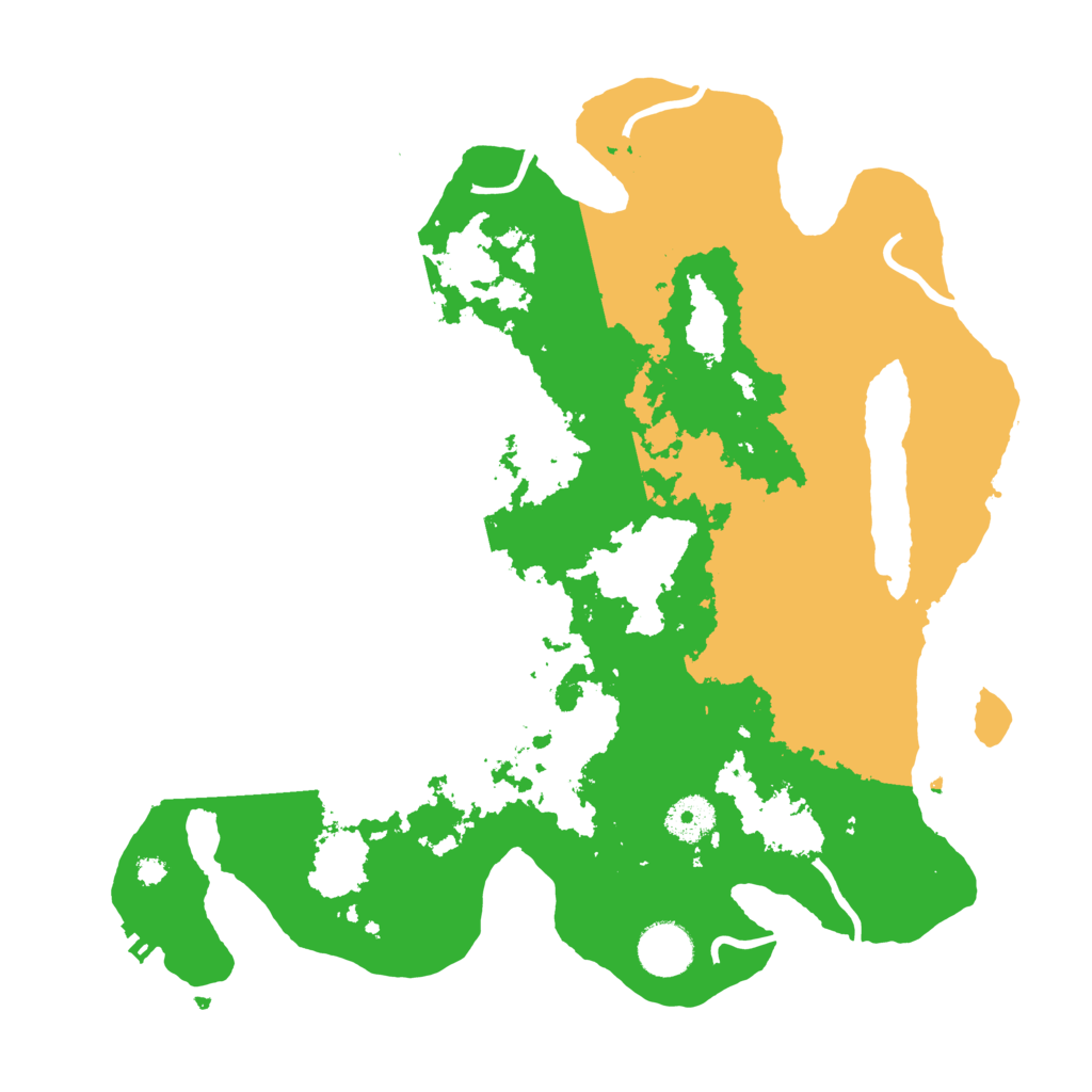 Biome Rust Map: Procedural Map, Size: 3500, Seed: 1797725669