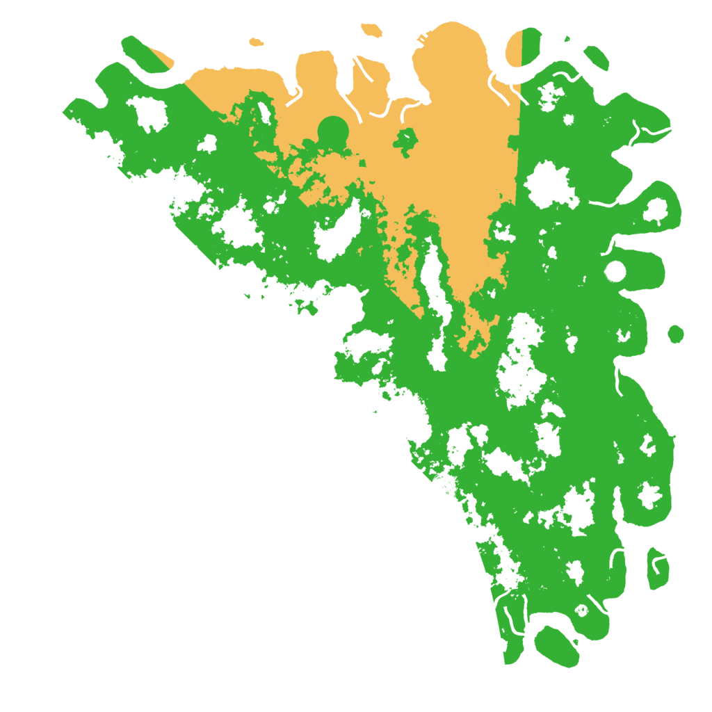 Biome Rust Map: Procedural Map, Size: 6000, Seed: 447315256