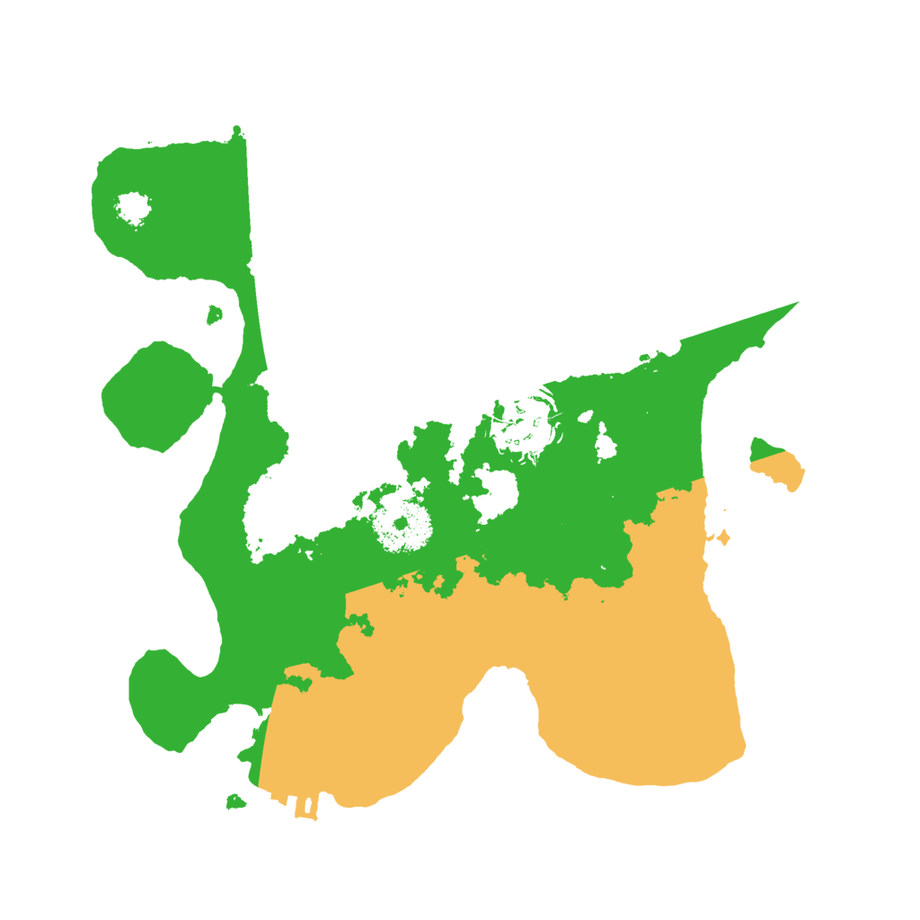Biome Rust Map: Procedural Map, Size: 2500, Seed: 20350