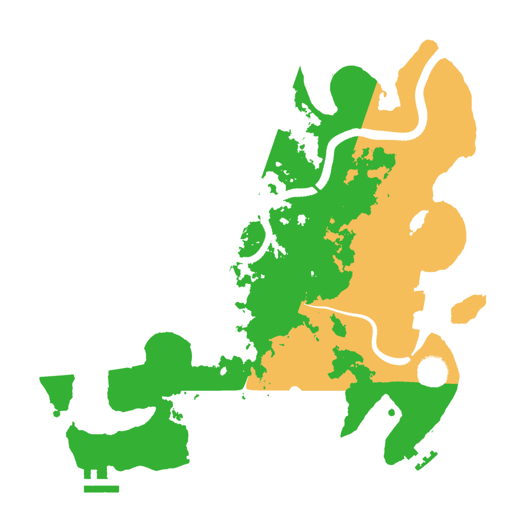 Biome Rust Map: Procedural Map, Size: 3000, Seed: 4659