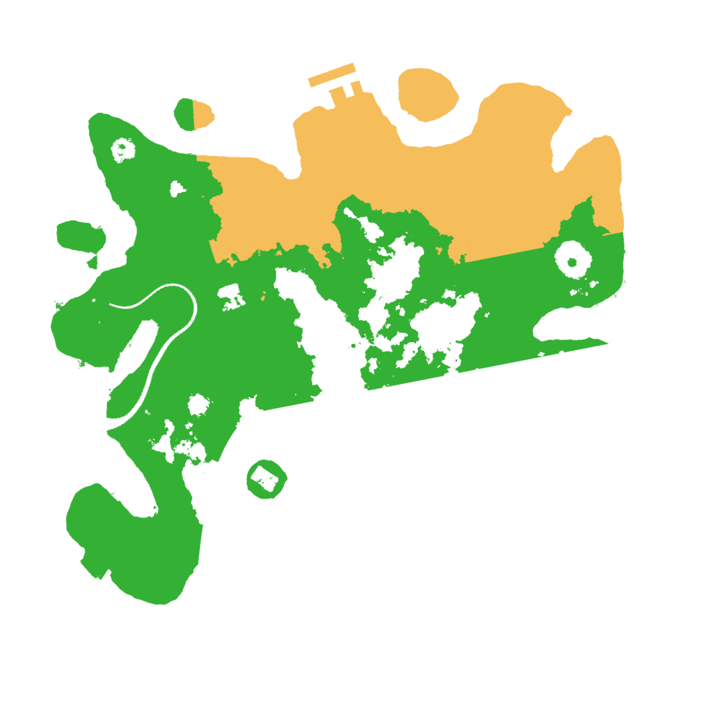 Biome Rust Map: Procedural Map, Size: 3000, Seed: 32043