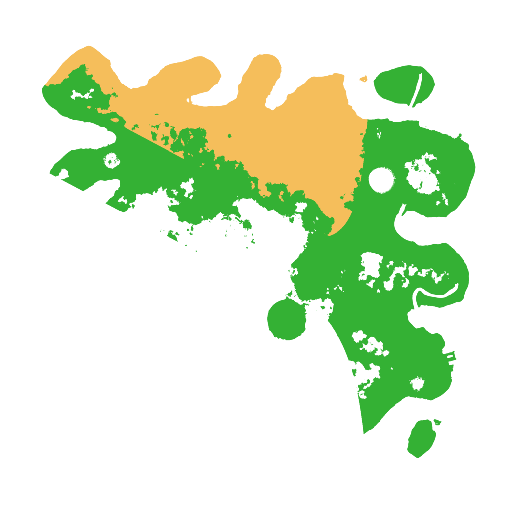 Biome Rust Map: Procedural Map, Size: 3500, Seed: 2057399028