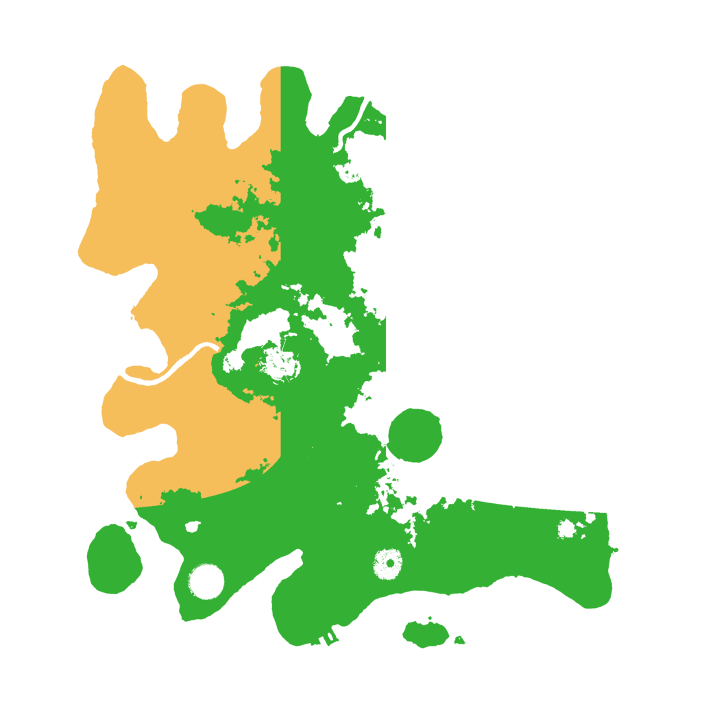 Biome Rust Map: Procedural Map, Size: 3500, Seed: 822960479