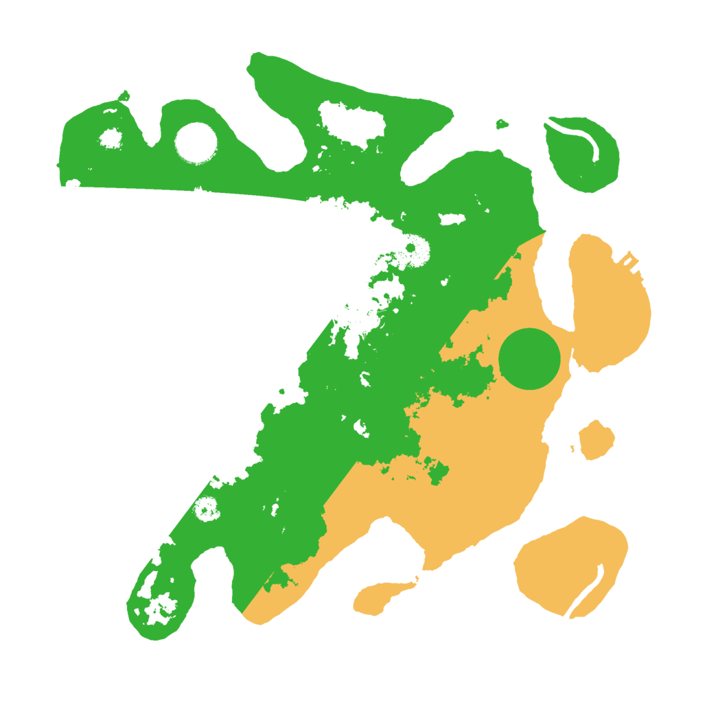 Biome Rust Map: Procedural Map, Size: 3000, Seed: 25316