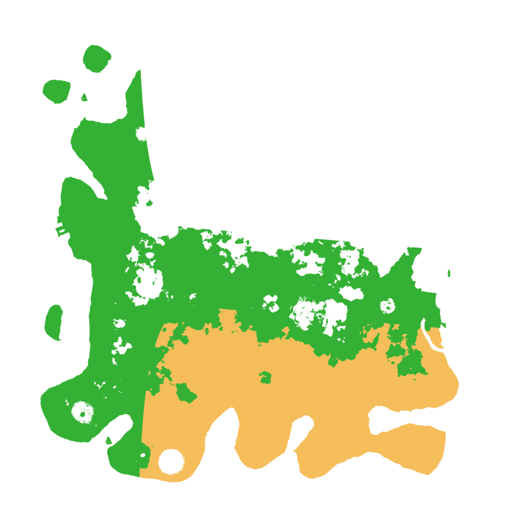 Biome Rust Map: Procedural Map, Size: 3600, Seed: 66836