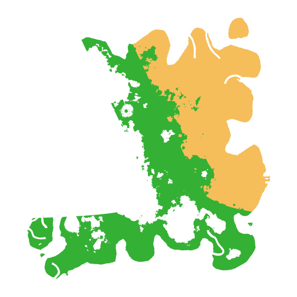 Biome Rust Map: Procedural Map, Size: 3500, Seed: 593669908