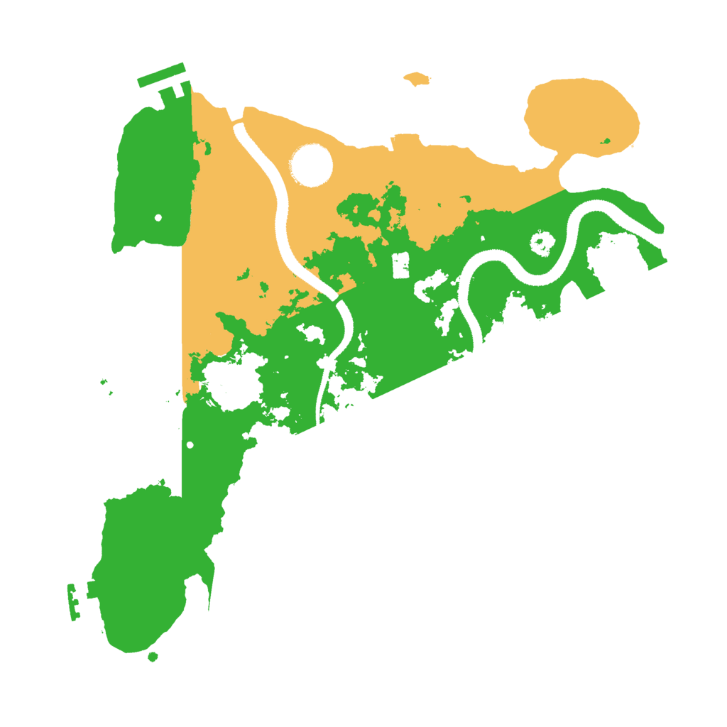 Biome Rust Map: Procedural Map, Size: 3000, Seed: 31241234