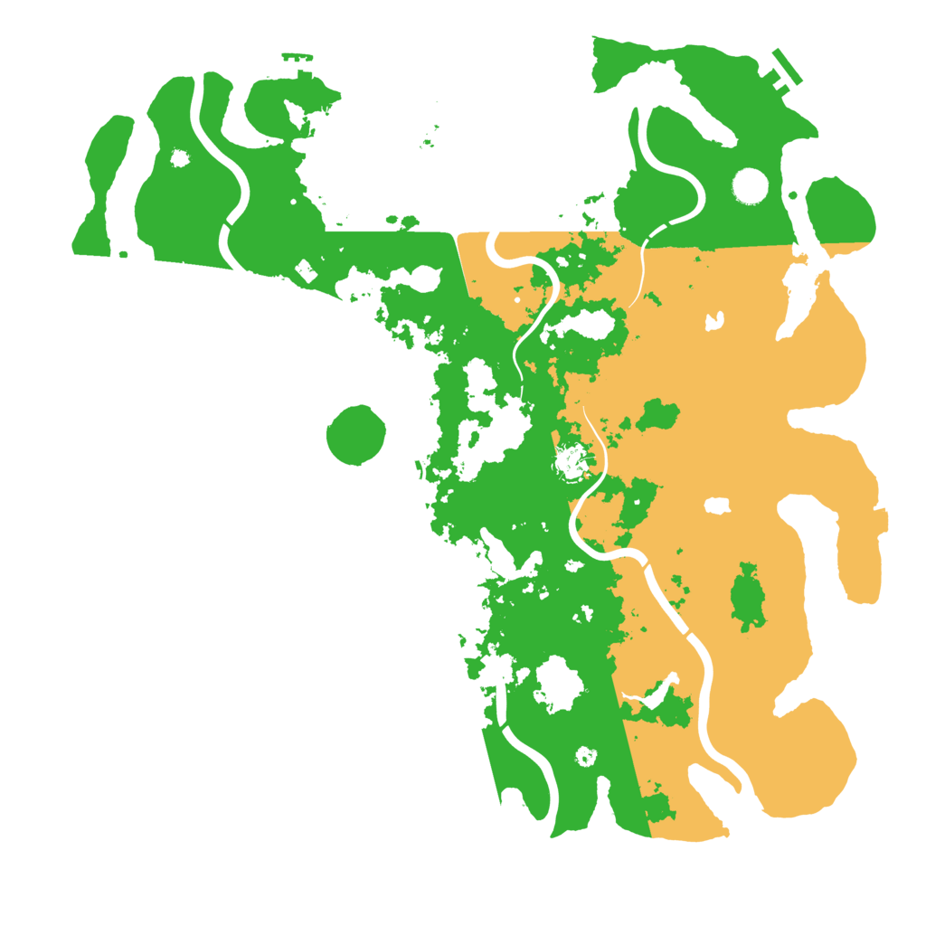 Biome Rust Map: Procedural Map, Size: 4500, Seed: 637635278