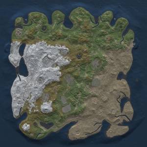 Thumbnail Rust Map: Procedural Map, Size: 4250, Seed: 86929372, 20 Monuments