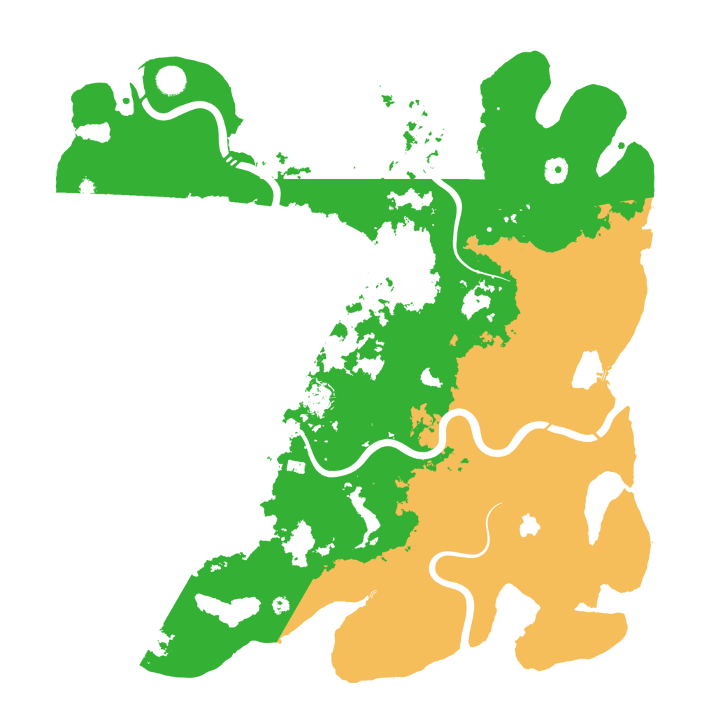Biome Rust Map: Procedural Map, Size: 4250, Seed: 86929372