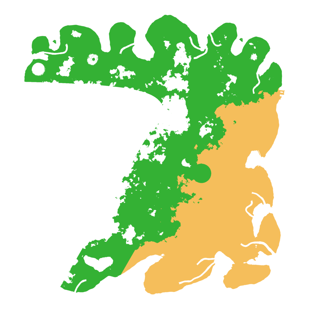 Biome Rust Map: Procedural Map, Size: 4250, Seed: 86929372