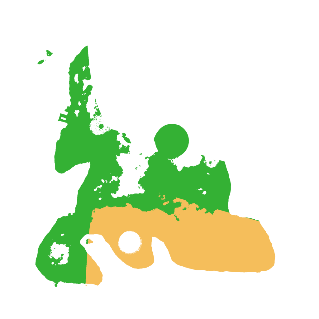 Biome Rust Map: Procedural Map, Size: 2500, Seed: 247901