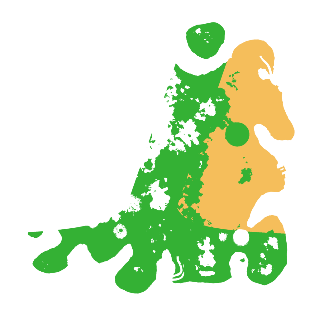 Biome Rust Map: Procedural Map, Size: 3500, Seed: 793724039
