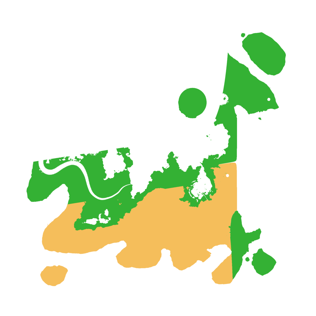 Biome Rust Map: Procedural Map, Size: 3000, Seed: 13417