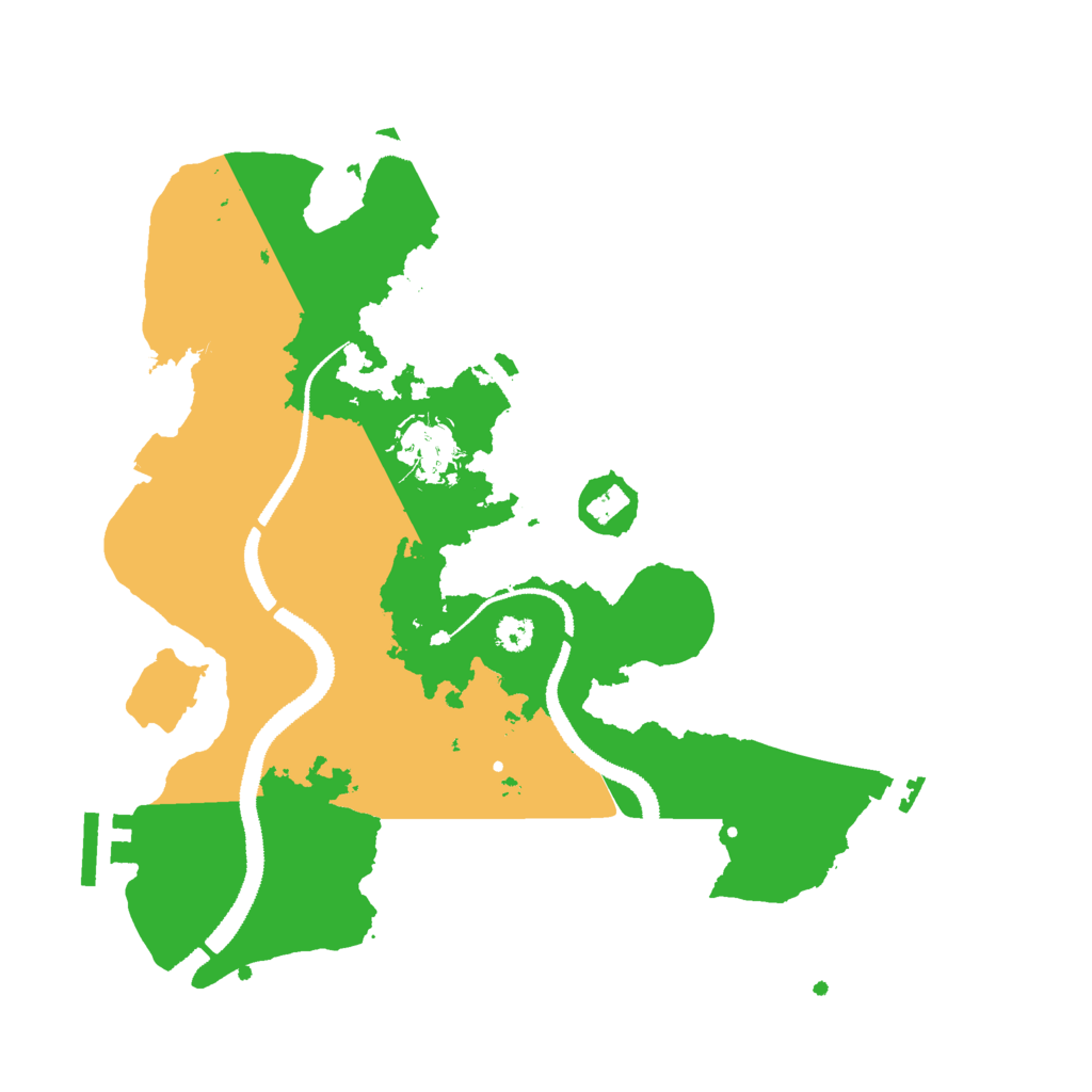 Biome Rust Map: Procedural Map, Size: 3000, Seed: 494843083