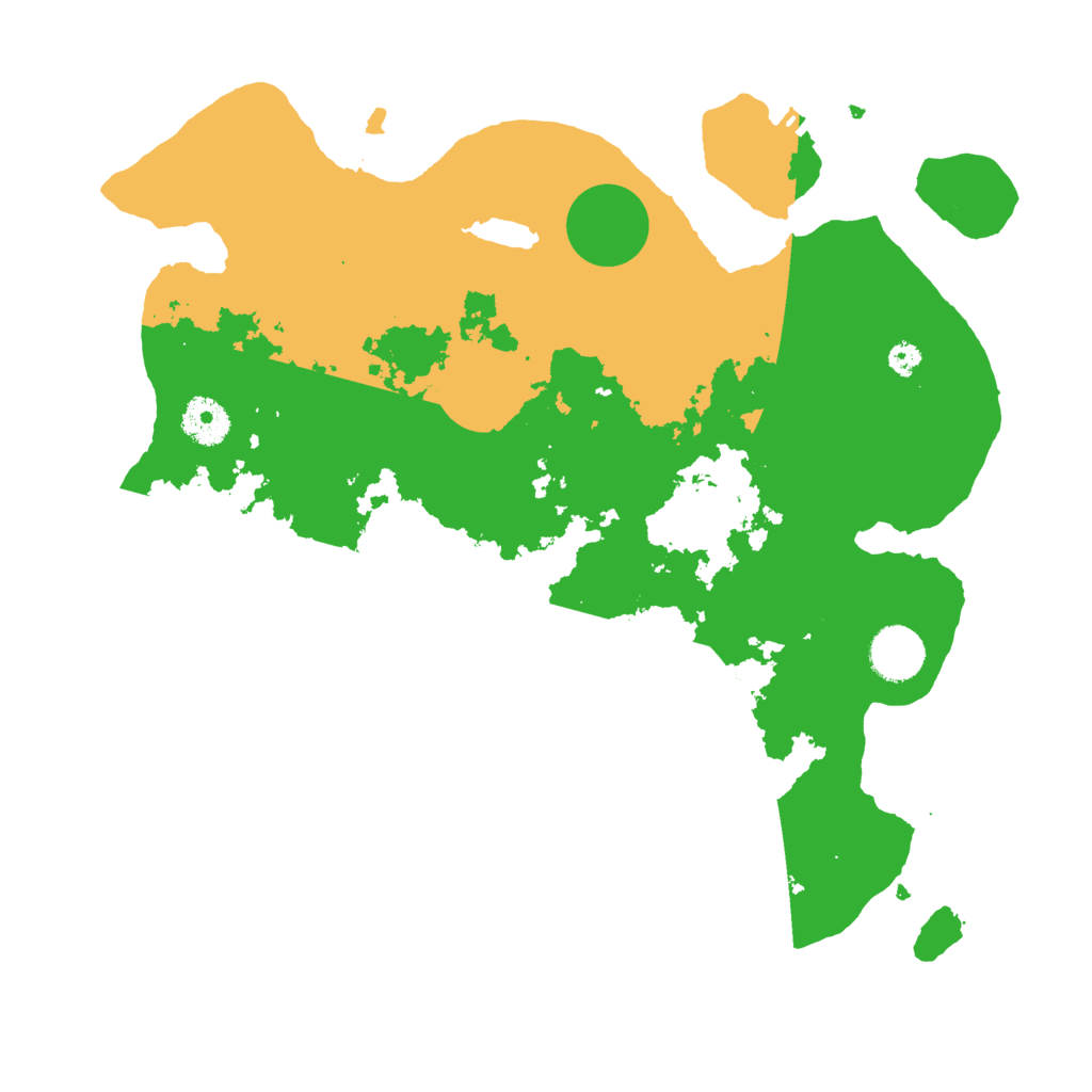 Biome Rust Map: Procedural Map, Size: 3500, Seed: 9657508