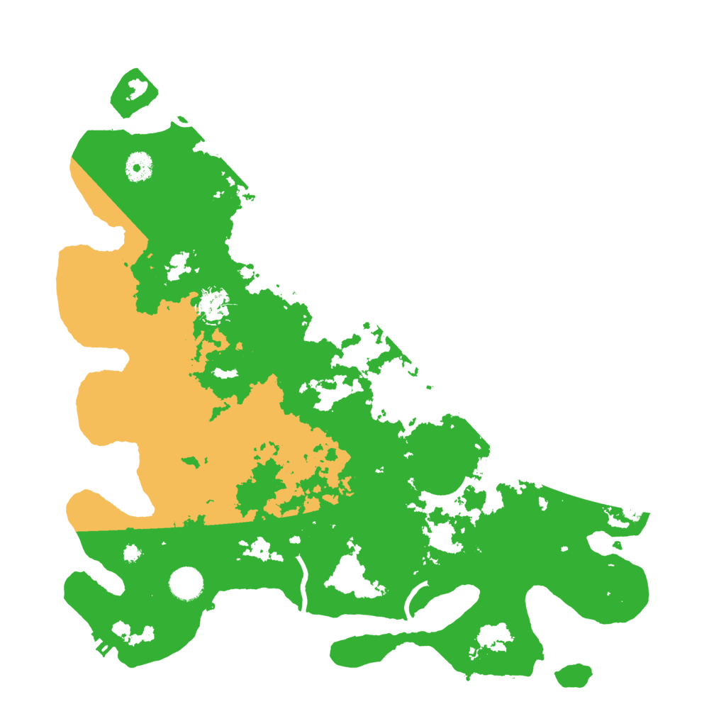 Biome Rust Map: Procedural Map, Size: 3800, Seed: 78190