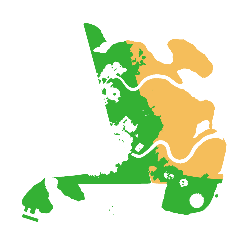 Biome Rust Map: Procedural Map, Size: 3000, Seed: 135794