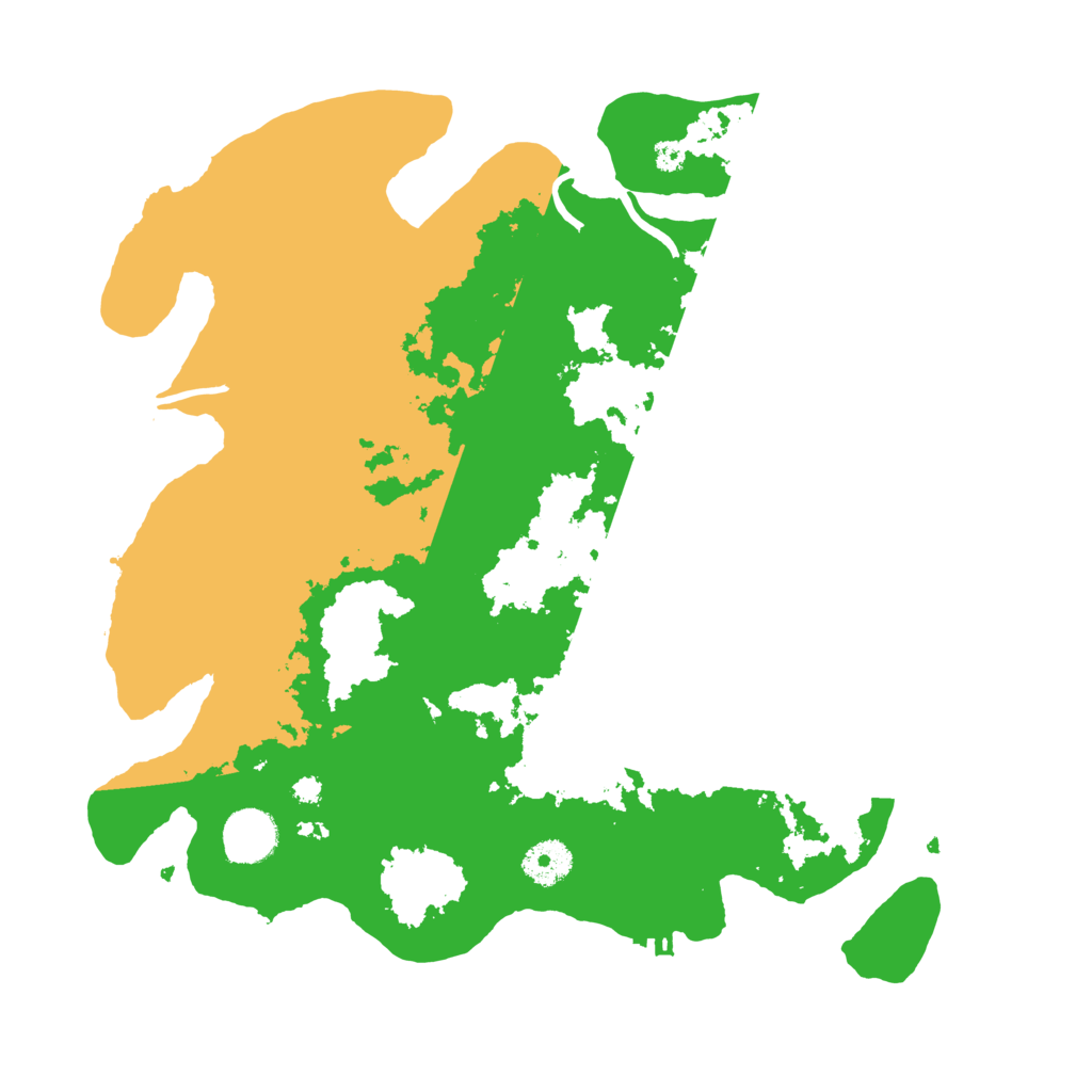 Biome Rust Map: Procedural Map, Size: 3550, Seed: 79419