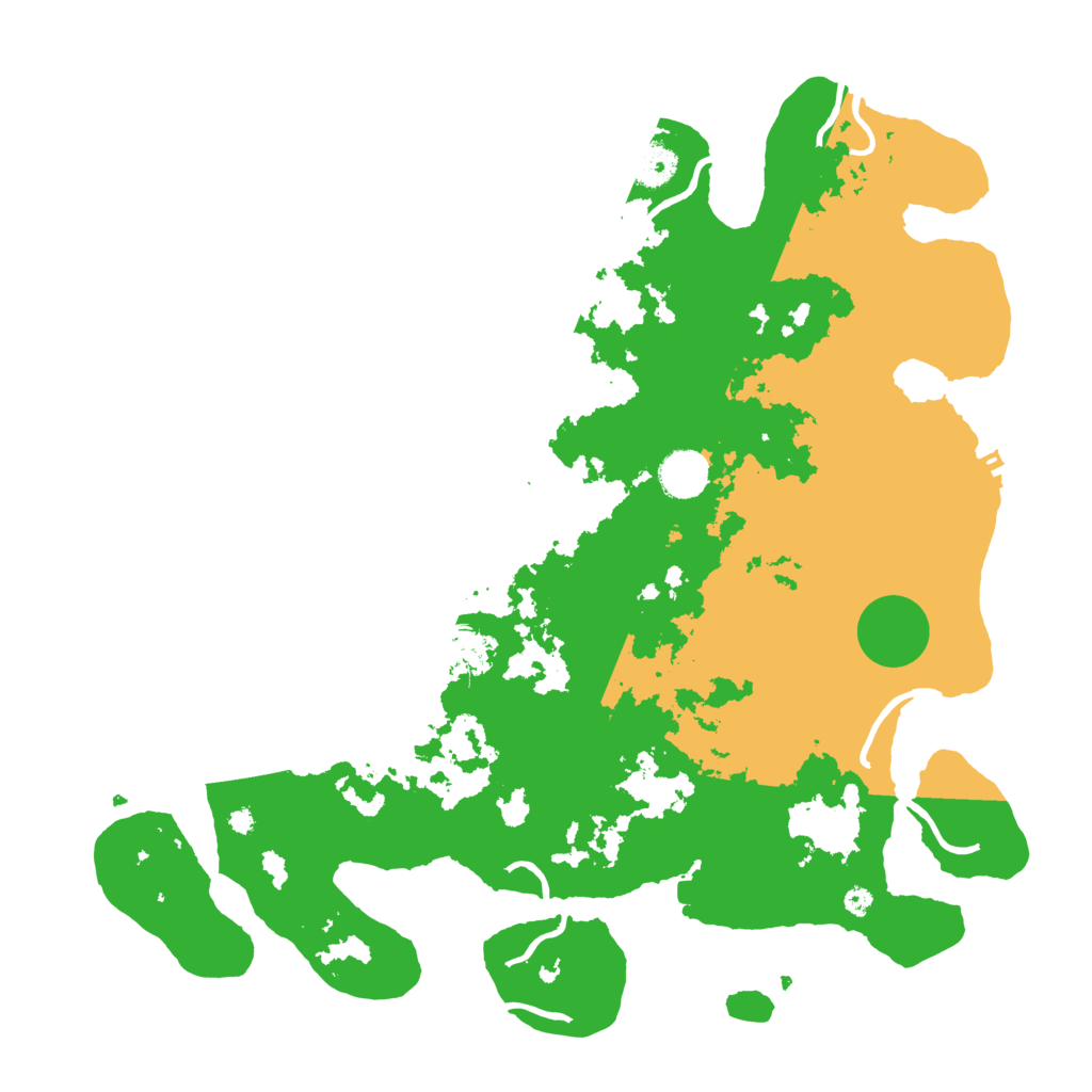 Biome Rust Map: Procedural Map, Size: 4000, Seed: 458861