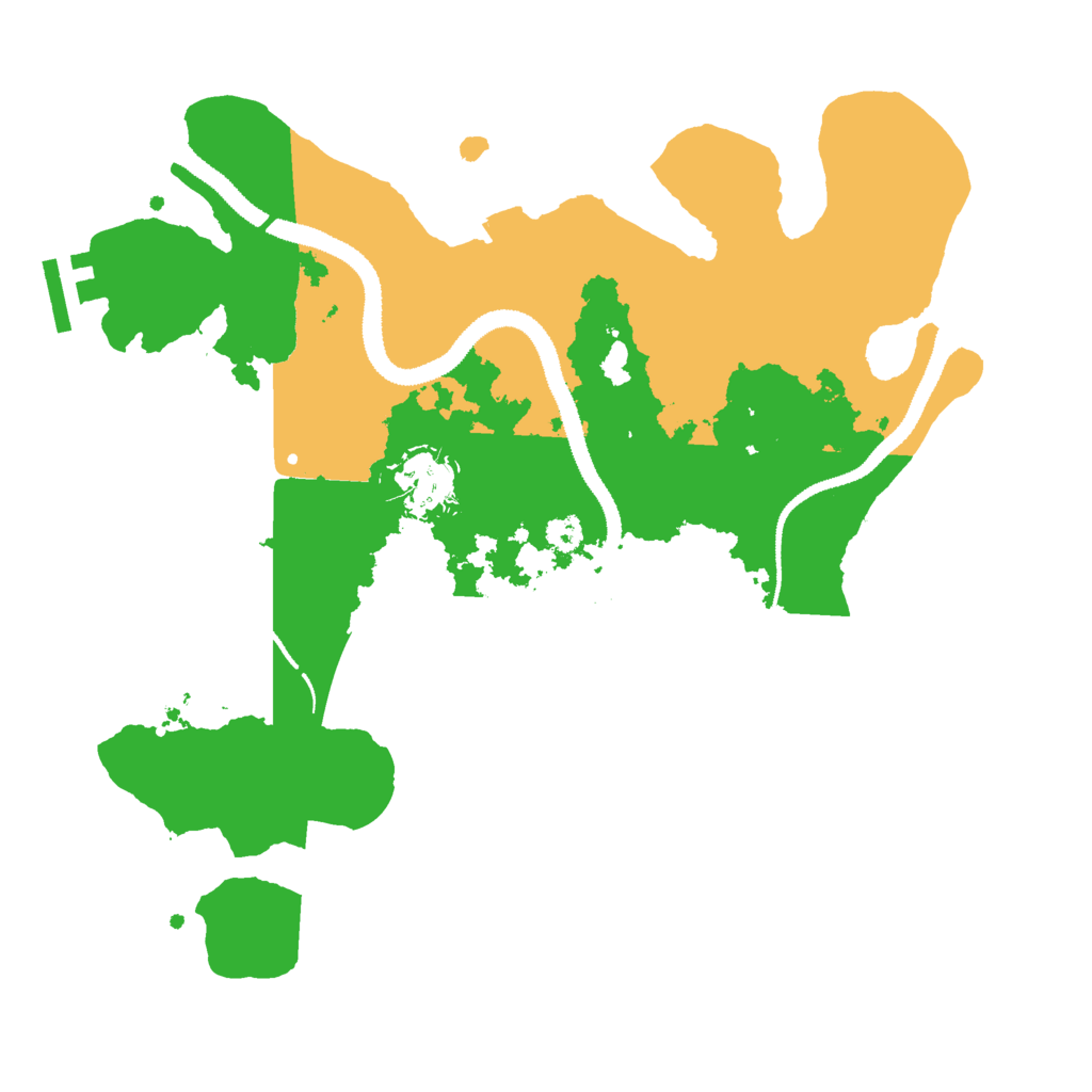 Biome Rust Map: Procedural Map, Size: 3000, Seed: 913998169