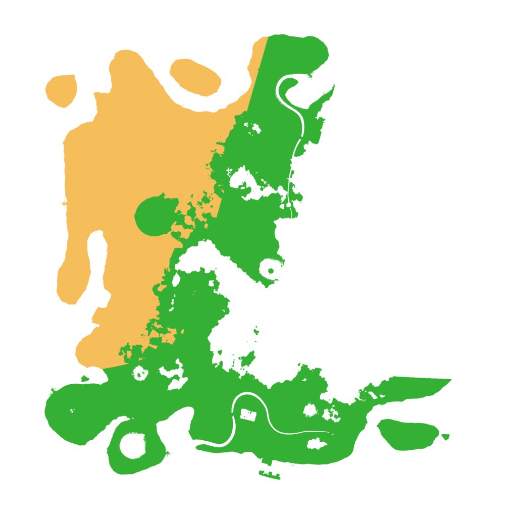 Biome Rust Map: Procedural Map, Size: 3550, Seed: 246454