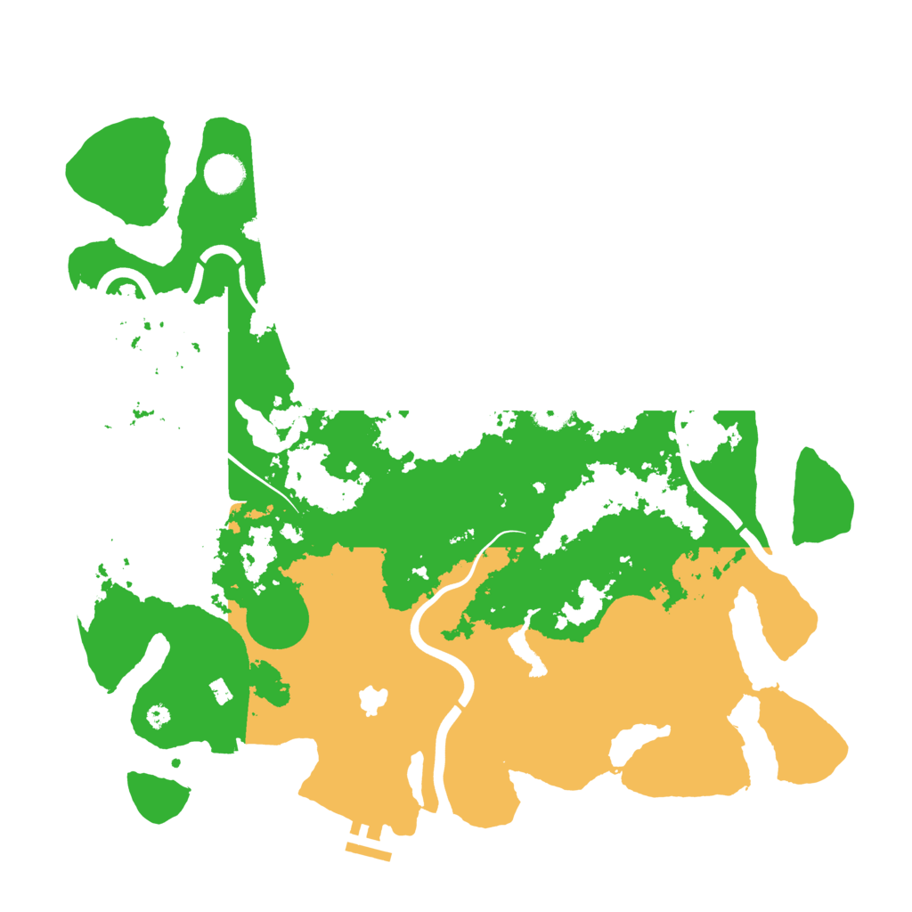 Biome Rust Map: Procedural Map, Size: 4000, Seed: 956345