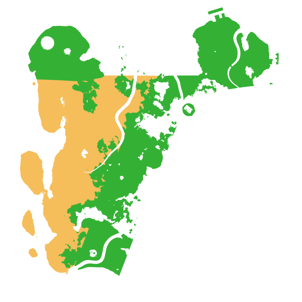 Biome Rust Map: Procedural Map, Size: 4000, Seed: 230384