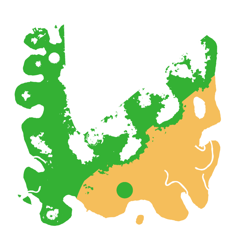 Biome Rust Map: Procedural Map, Size: 3900, Seed: 255634800