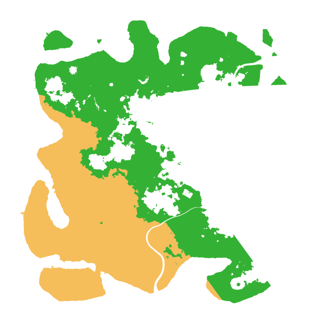 Biome Rust Map: Procedural Map, Size: 3550, Seed: 676732