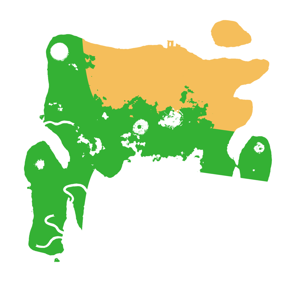 Biome Rust Map: Procedural Map, Size: 3000, Seed: 17037