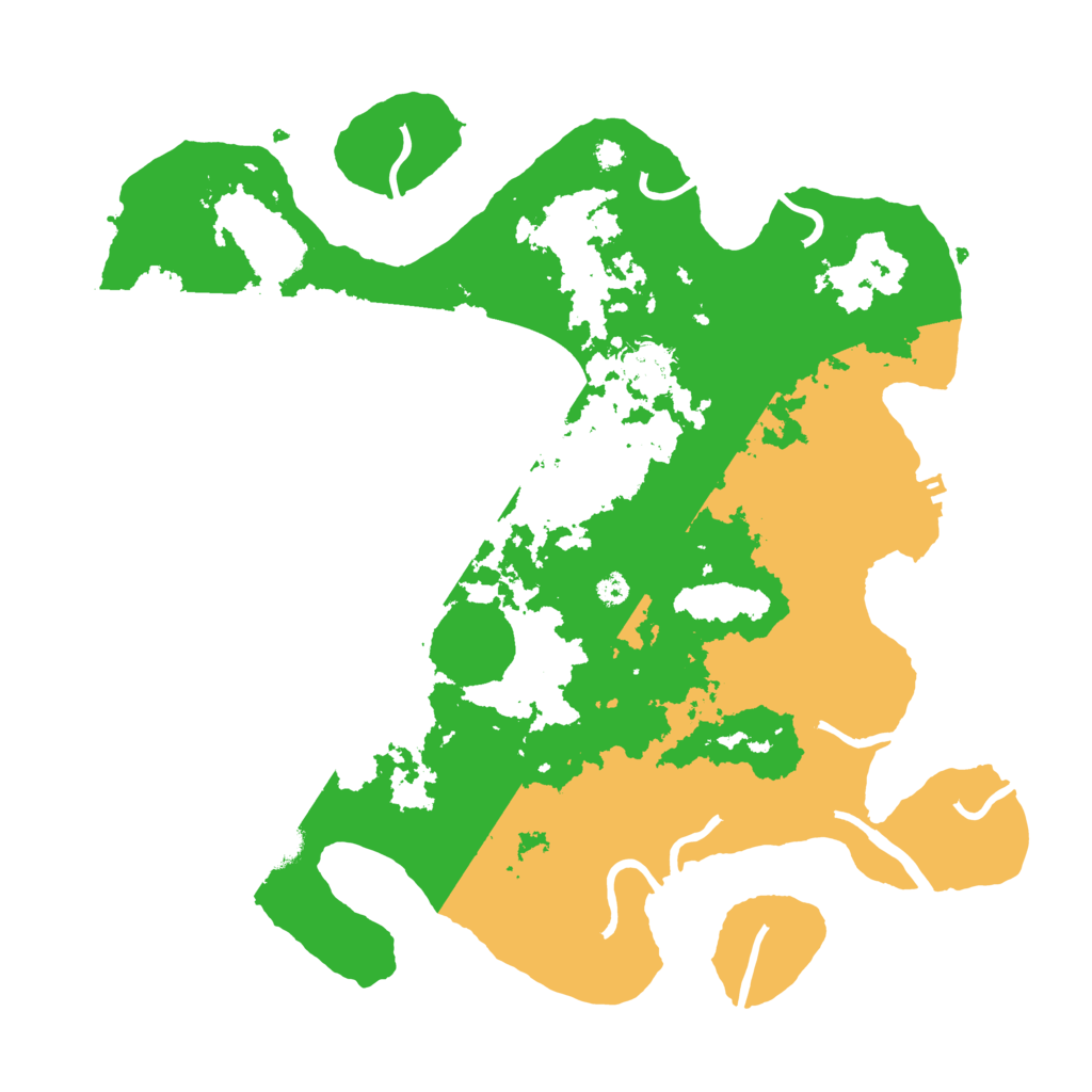 Biome Rust Map: Procedural Map, Size: 3550, Seed: 544825