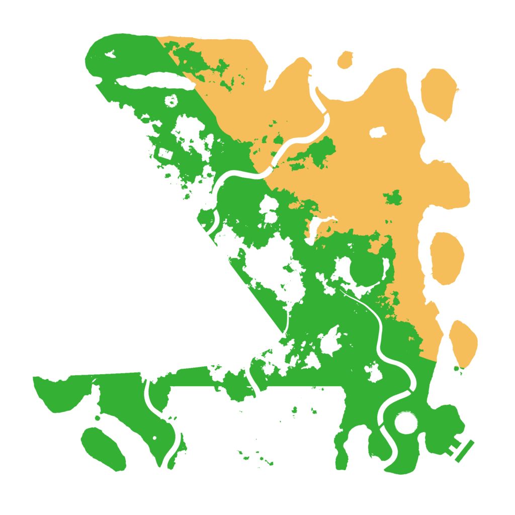 Biome Rust Map: Procedural Map, Size: 4000, Seed: 22020710