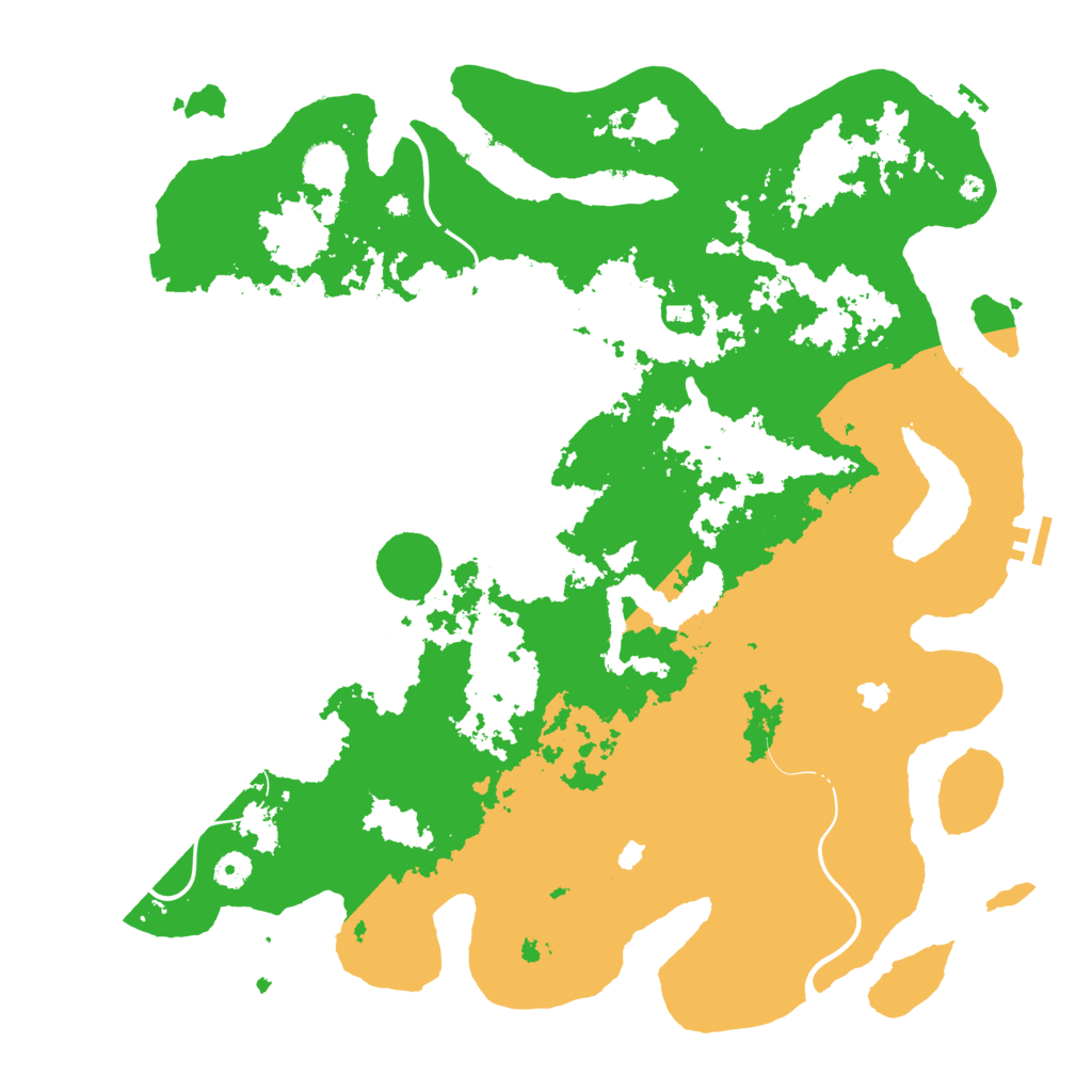 Biome Rust Map: Procedural Map, Size: 4500, Seed: 635485215