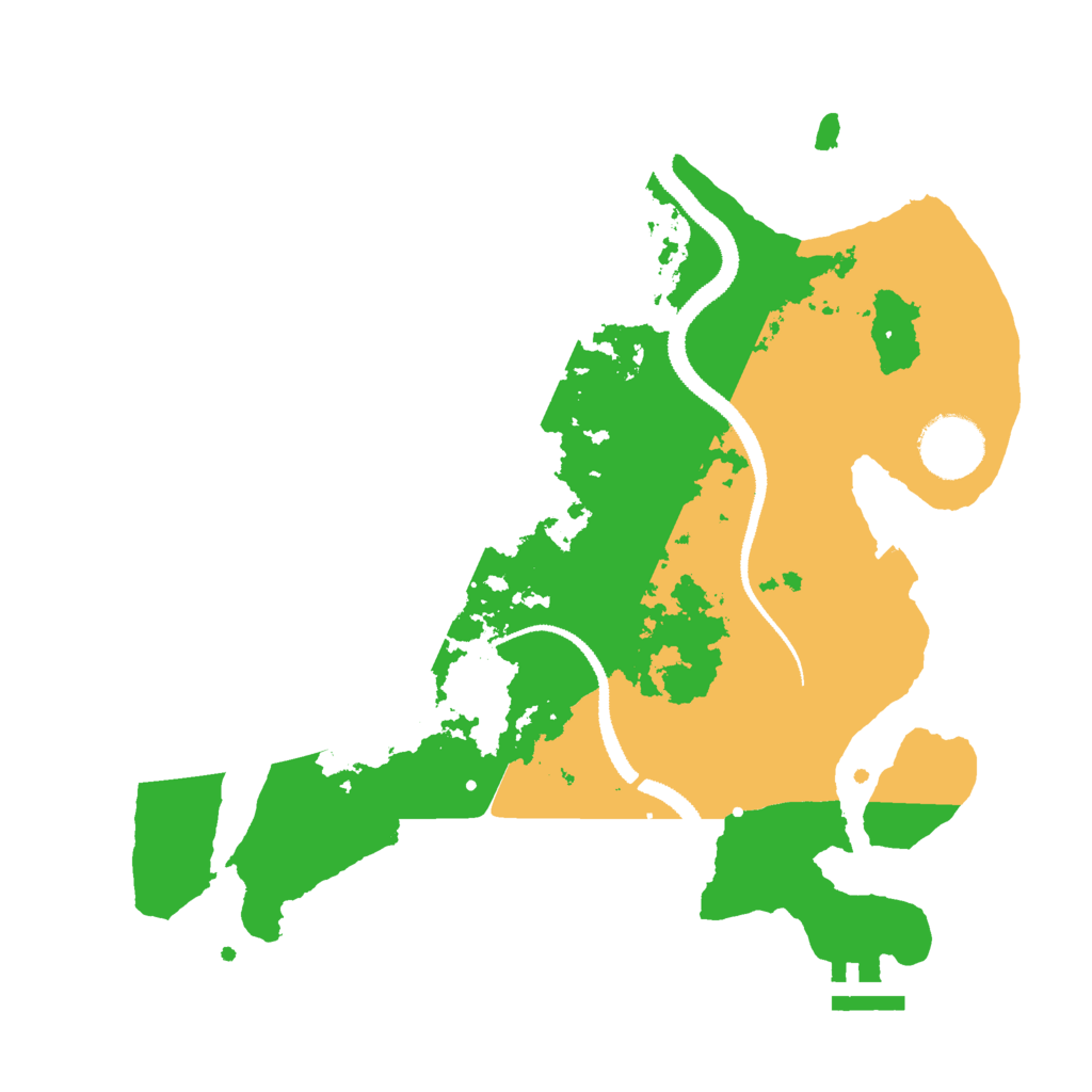 Biome Rust Map: Procedural Map, Size: 3000, Seed: 285487468