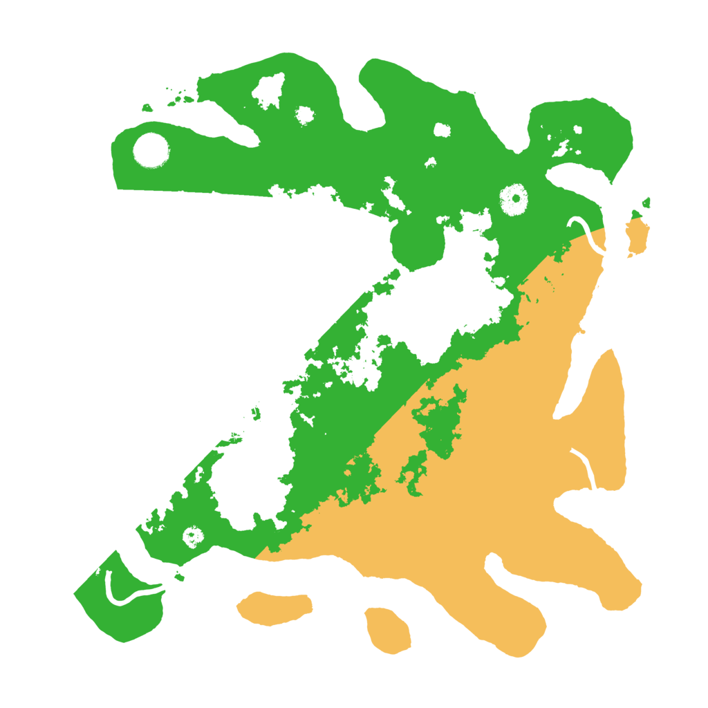 Biome Rust Map: Procedural Map, Size: 3550, Seed: 986622