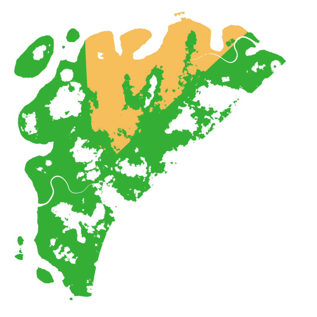 Biome Rust Map: Procedural Map, Size: 4500, Seed: 3758503