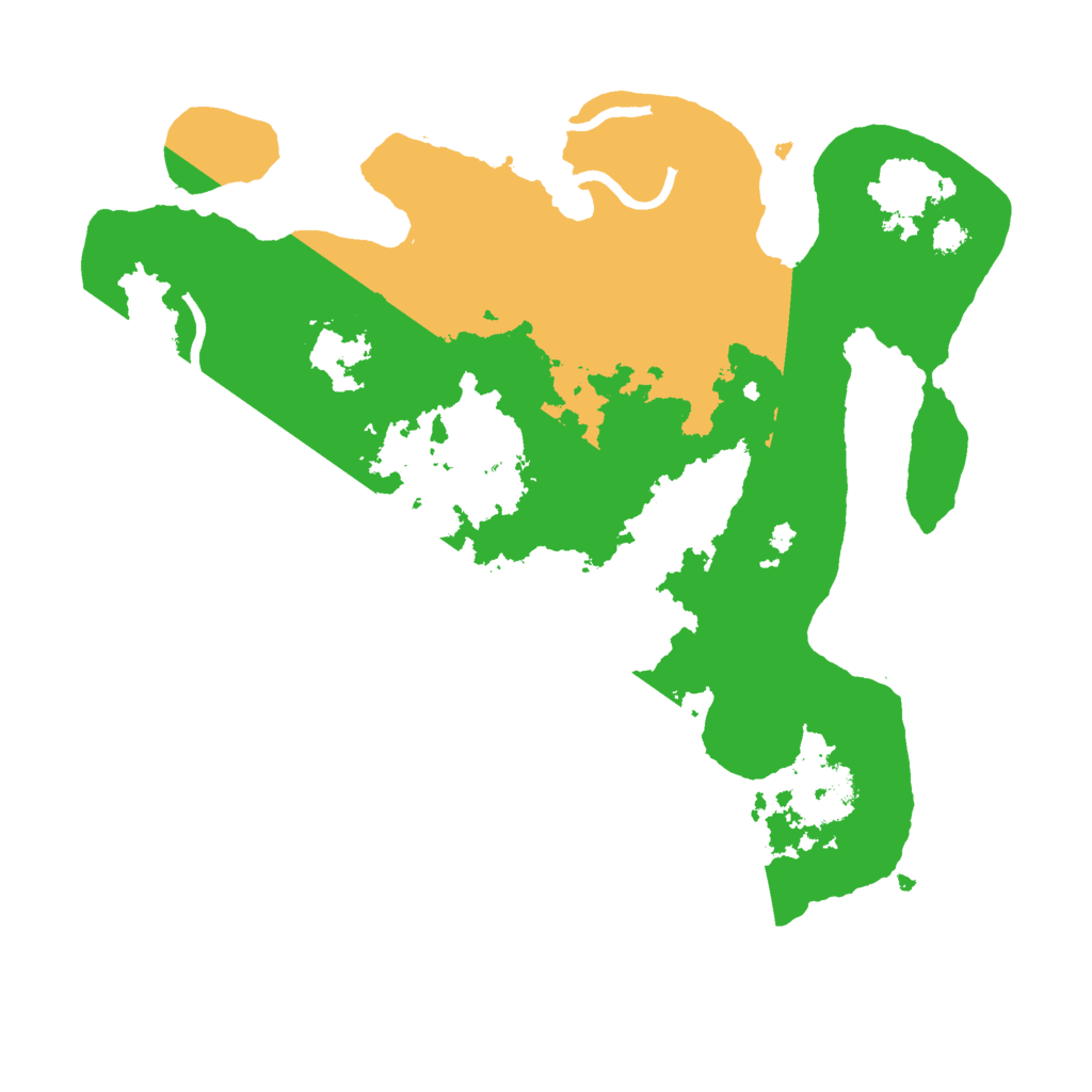 Biome Rust Map: Procedural Map, Size: 3000, Seed: 652994937