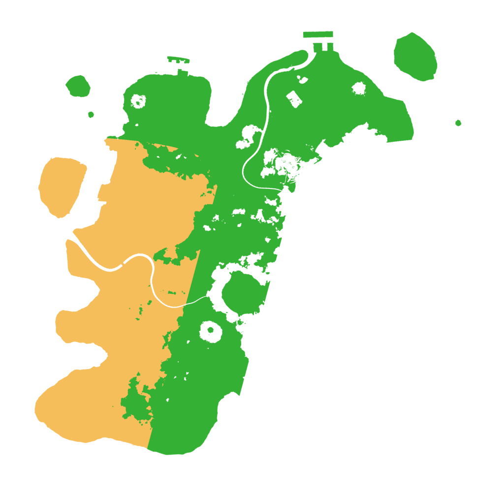 Biome Rust Map: Procedural Map, Size: 3420, Seed: 420690420