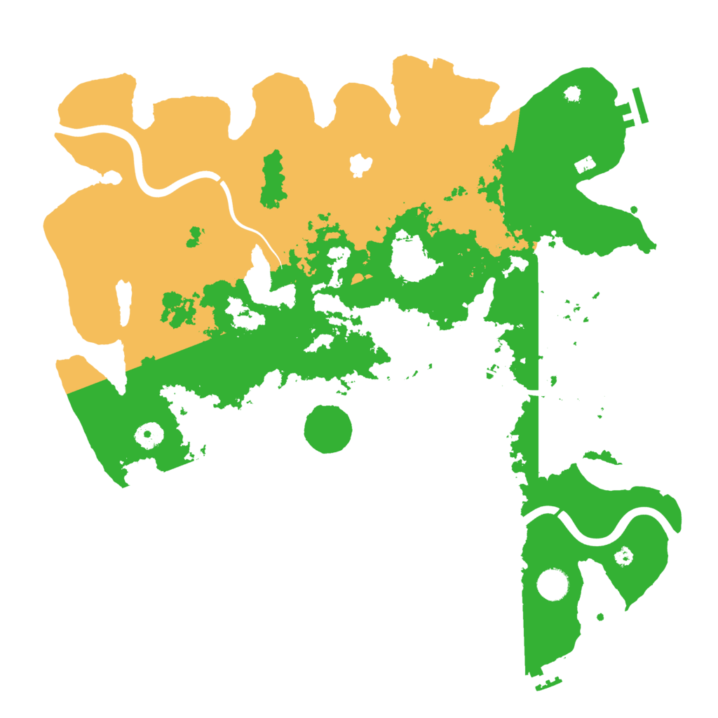 Biome Rust Map: Procedural Map, Size: 4000, Seed: 580825066