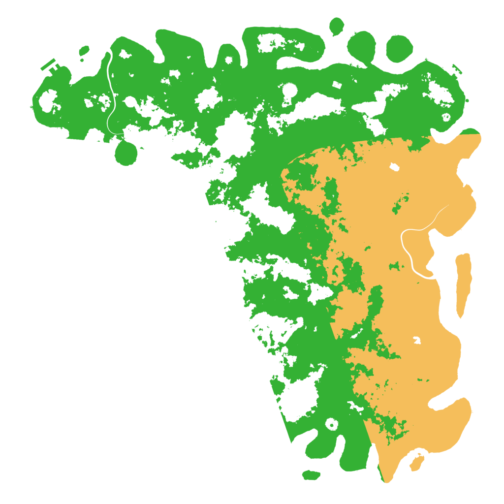Biome Rust Map: Procedural Map, Size: 6000, Seed: 3925872