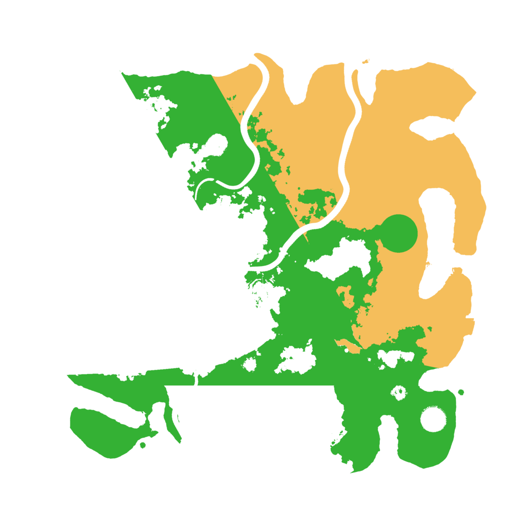 Biome Rust Map: Procedural Map, Size: 3550, Seed: 820593