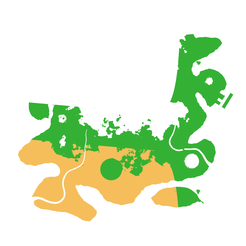 Biome Rust Map: Procedural Map, Size: 3000, Seed: 604951611