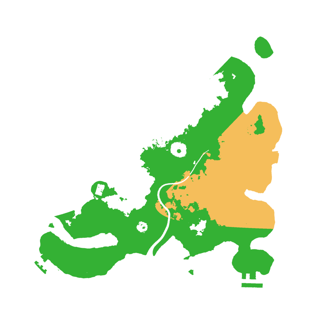Biome Rust Map: Procedural Map, Size: 3000, Seed: 2081000575
