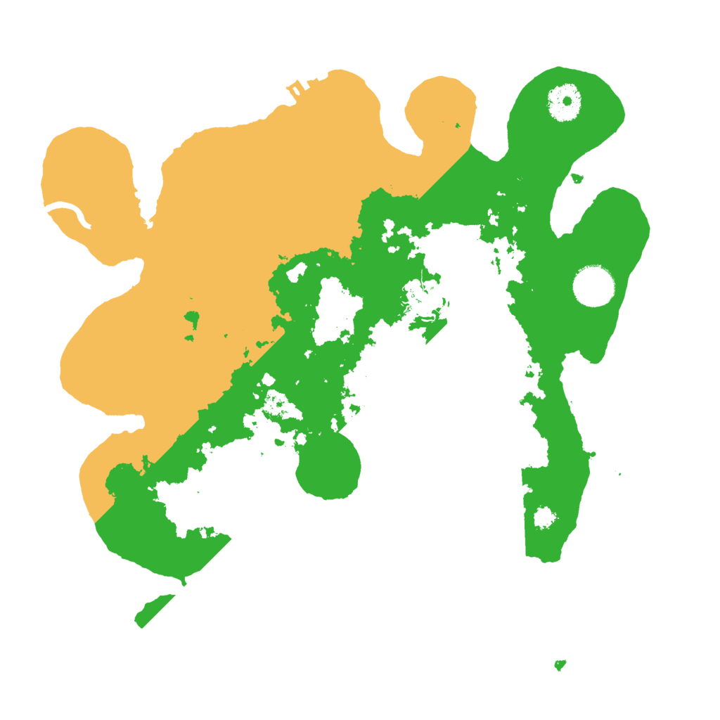 Biome Rust Map: Procedural Map, Size: 3069, Seed: 6558