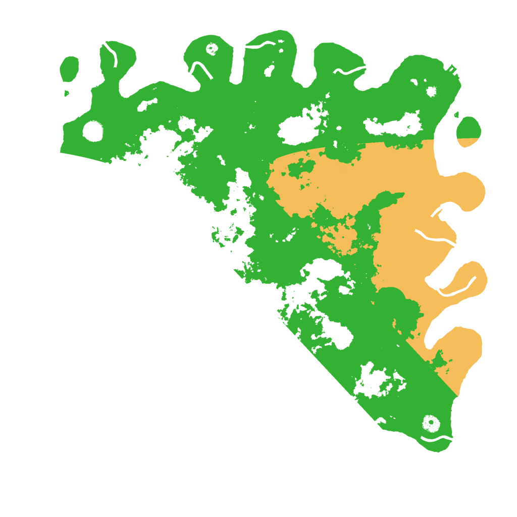 Biome Rust Map: Procedural Map, Size: 4500, Seed: 1998