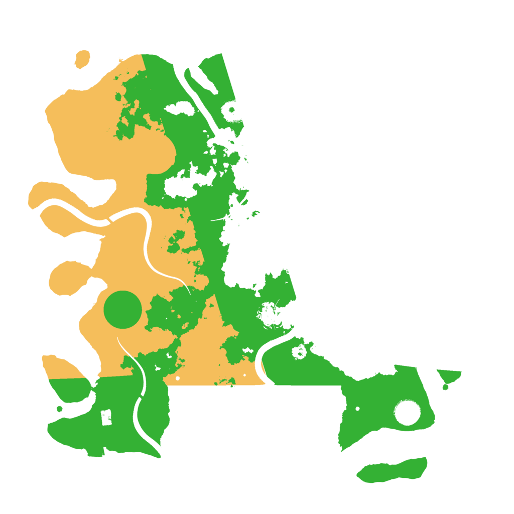 Biome Rust Map: Procedural Map, Size: 3550, Seed: 214085