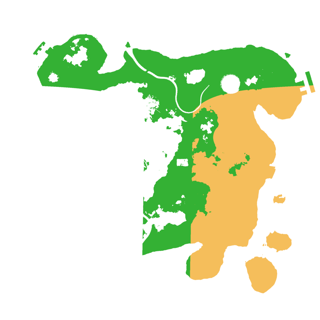 Biome Rust Map: Procedural Map, Size: 3000, Seed: 432772231