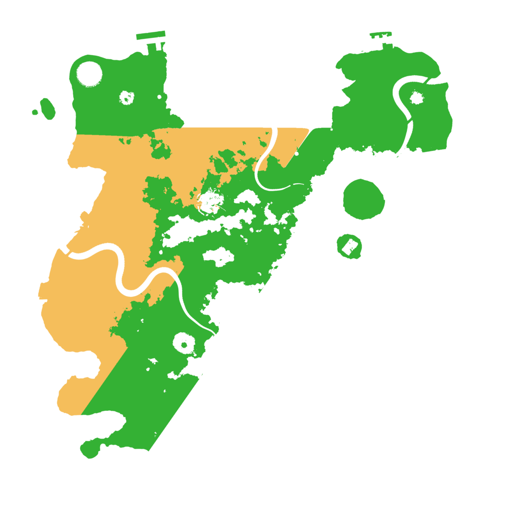 Biome Rust Map: Procedural Map, Size: 3550, Seed: 642822
