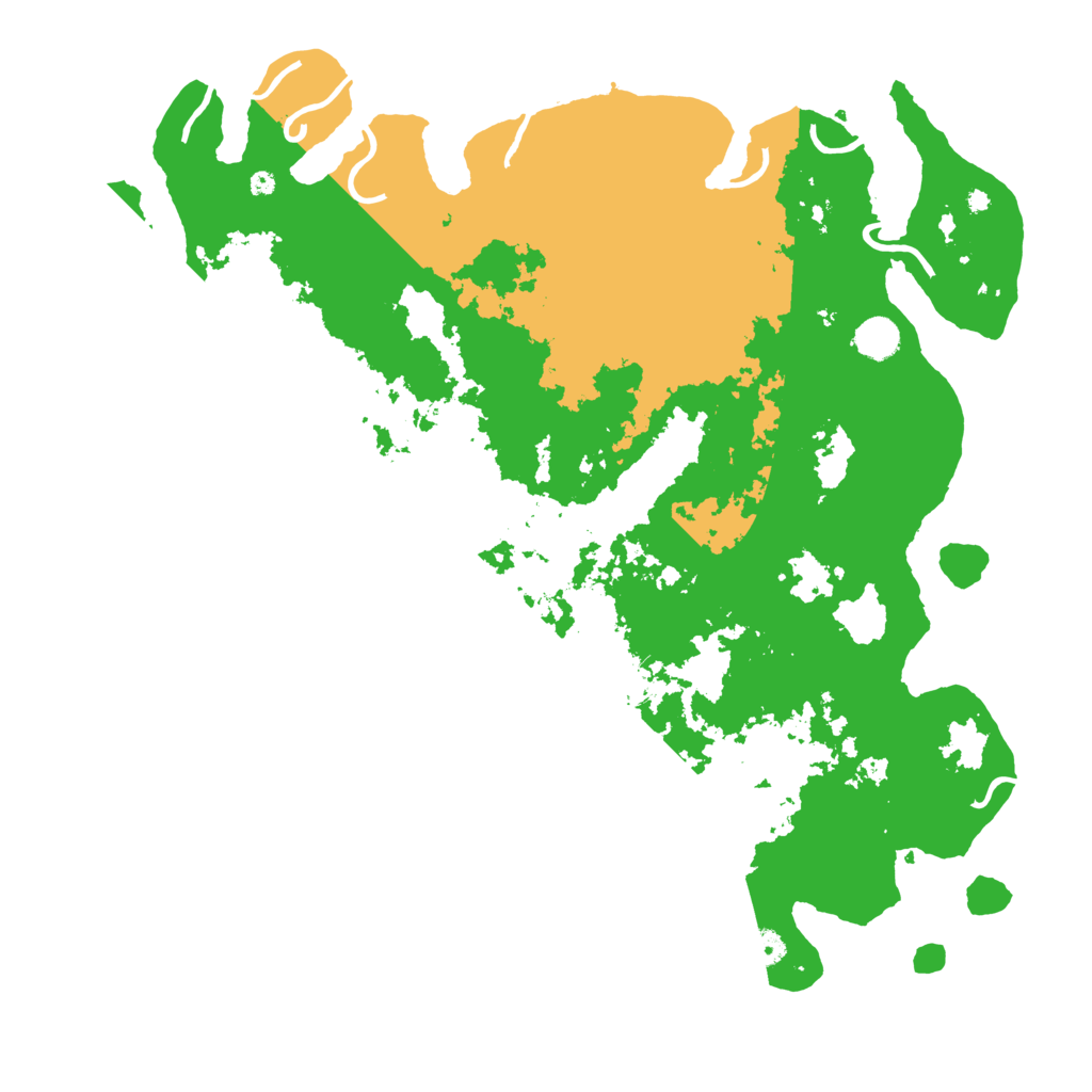 Biome Rust Map: Procedural Map, Size: 4500, Seed: 1337099509